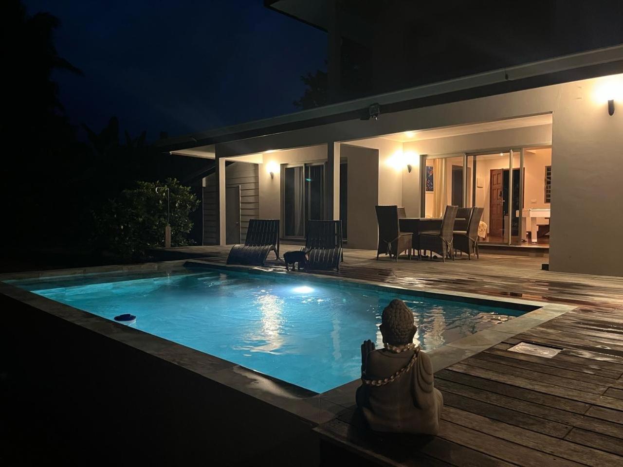 Moorea Temae Villa Walking Dist Beach And Golf Екстер'єр фото